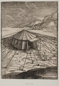 Turkish Military Tent by Melchior Lorck