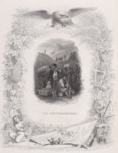 The Smugglers, from The Songs of Béranger, 1829 by Melchior Peronard