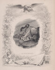 The Wandering Jew, from The Songs of Béranger, 1829 by Melchior Péronard, Joubert