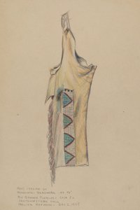 Buckskin Legging with Beadwork by Melita Hofmann