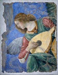 Musical Angel (An angel playing the lute)