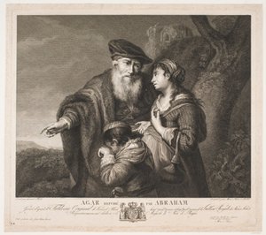 Hagar Rejected by Abraham by Meno Haas