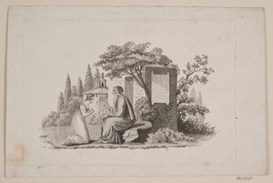 A Hermit Preaching to a Kneeling Young Girl