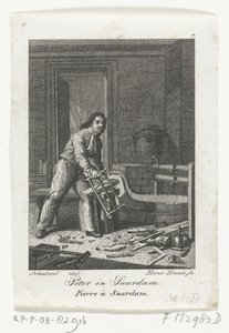 Peter the Great in Zaandam, 1697 by Meno Haas