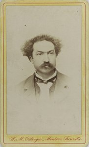 Portrait of the Composer Robert Planquette by Menton . Photo studio W.M. Ostroga