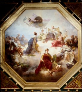France Receives the Constitutional Charter from Louis XVIII by Merry Joseph Blondel