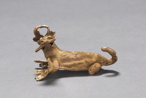 Deer Eating Corn Pendant