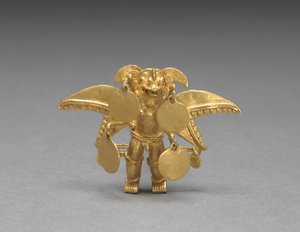 Winged Figure Pendant