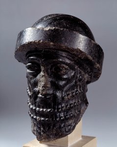 Head carved in diorite called Hammurabi