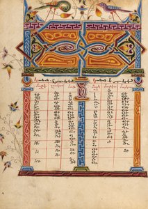 Canon Table Page by Mesrop of Khizan