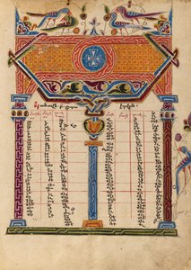 Canon Table Page by Mesrop of Khizan