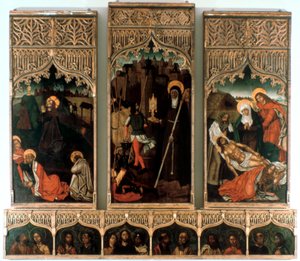 Triptych of Santa Clara by Mestre Hilarius