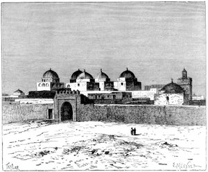 The Mosque of the Swords, Kairwan, c1890 by Meunier