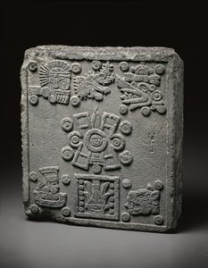 Coronation Stone of Motecuhzoma II by Mexican School