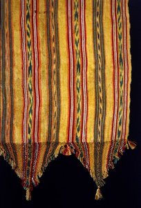 Detail (rebozo, late 19th century) by Mexican School