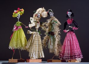 Ladies of the Day of the Dead, from Oaxaca by Mexican School