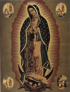 Representation of the Virgin of Guadalupe, Patron Saint of Mexico