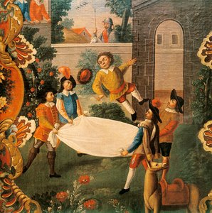 Scene from Don Quixote of the Channel by Miguel de Cervantes