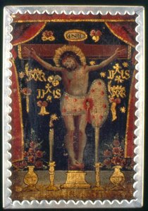 The Crucifixion by Mexican School