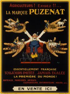 Agriculteurs! Exigez!!... La Marque Puzenat Essentiellement Française