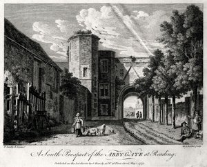 A South Prospect of the Abby-Gate at Reading, Berkshire, 1775