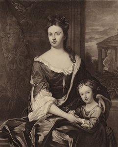Queen Anne and her son William Duke of Gloucester by Michael Dahl