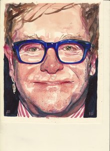 Elton John by Michael Frith
