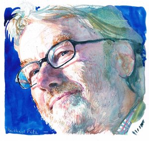 Iain Banks by Michael Frith