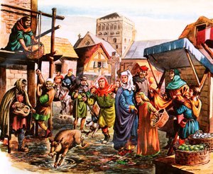 A Town in the Middle Ages by Michael Godfrey