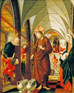 Wedding at Cana by Michael Pacher