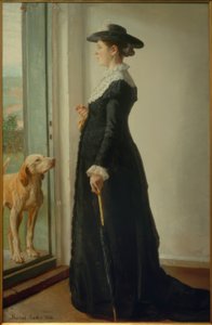 Portrait of My Wife. The Painter Anna Ancher by Michael Peter Ancher