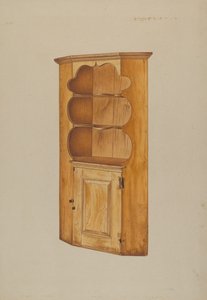 Corner Cupboard by Michael Riccitelli