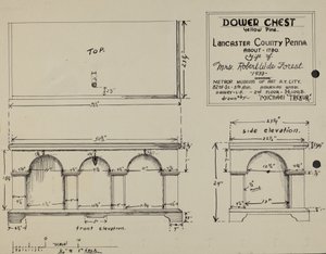 Pa. German Dower Chest by Michael Trekur