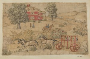 Printed Textile: Genre Scene