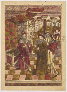 The Three Wise Men before Herod