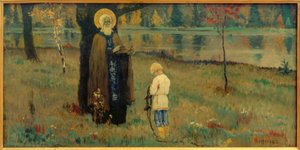 Vision of the Boy Bartholomew by Michail Wassiljewitsch Nesterow