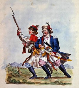 Costumes of the Polish Army after 1700 by Michal Stachowicz
