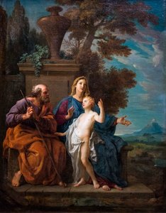 The Holy Family by Michel-Ange Houasse