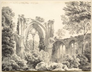 Inside the East End of Nettley Abbey, 1794