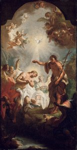 The Baptism of Christ by Michel Angelo Unterberger