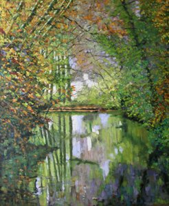 View of the Essonne by Michel Bultet