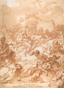 An Allegory Comparing Music and Poetry, 1740