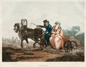 Sledge driving by Michel Francois Damam Demartrait