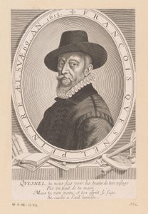 Portrait of Francois (I) Quesnel by Michel Lasne