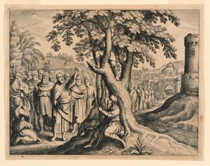 Zacchaeus the Publican by Michel Lasne