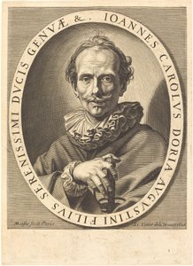 Jean Charles Doria by Michel Lasne after Simon Vouet