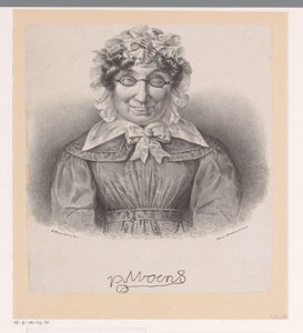 Portrait of Petronella Moens by Michel Mourot