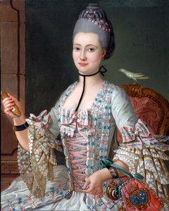 Portrait of Elizabeth de la Vallée de la Roche by Michel Pierre Hubert Descours