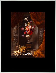 Still Life with Vase of Flowers by Michel de Bouillon
