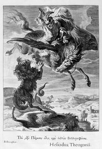 Bellerophon fights the Chimera by Michel de Marolles
